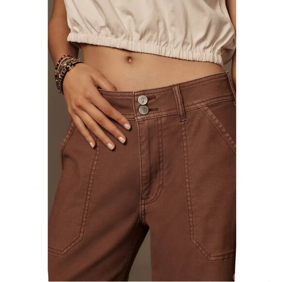 Brand New Pilcro Military Boyfriend Trouser Pants - Picture 7 of 11